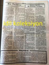 İSTANBUL İSLAM YOLU GAZETESİ YEREL TAŞRA BASINI -- ---9 Haziran 1949 Sayı :36 Yıl :1--Müslümanlıkta şarap nasıl  haram kılındı ? Tahir Olgun --Astroloji Gaibden Haber Vermek --Bir  Tezkire --Siyeri  Peygamberi  --Bahar ve Ağaç --