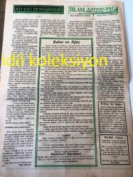 İSTANBUL İSLAM YOLU GAZETESİ YEREL TAŞRA BASINI -- ---9 Haziran 1949 Sayı :36 Yıl :1--Müslümanlıkta şarap nasıl  haram kılındı ? Tahir Olgun --Astroloji Gaibden Haber Vermek --Bir  Tezkire --Siyeri  Peygamberi  --Bahar ve Ağaç --