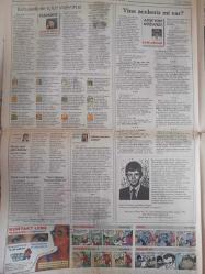 Kelebek Magazin Gazetesi - 12 Ekim 1998 - Bir Keşif Bir İcat - Sakıp Sabancı - Güzel Sesli Manken - Süreyya Işınay - Fatih Ürek - Hüseyin Yalçınkaya - Erdoğan Demirören - Erkekler Neden Doktor Sevmez? - İşte Sabancı Zekası - Ayşe Arman - Yine Aceleniz Mi Var? - Yasemin Boran - Kehanetlerle İçiçe Yaşıyoruz - Güzin Abla - Babam Mesane Kanseri - Gündüz Tezmen - Güngörmüşler (Kavanagh) - Fatoş (Chic Young) - Dedektif Nik - Bizimkiler (Ersin Burak) Çizgi Romanları - Dilek Hanif - Hülya Avşar - Bu Kış Çoraplar Desenlendi - Dilek Genç - Saçlardaki Hayat - Kış Esintisi - Bütün Anneler Mükemmeldir - Eski Defterler Buluştu - Oyun Başlıyor - Turnike'yle Yeniden - Kaynanalar Devam Ediyor fotoğraf ve haberi - Tam Takım Gazete