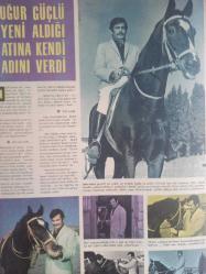 7 Gün Haftalık Aktüalite Sinema Tiyatro Müzik ve Magazin Dergisi - 28 Aralık 1969 - Semiramis Pekkan - Nebahat Çehre - Muammer Karaca - Seher Şeniz - Esen Püsküllü - Sevtap Çetinkale - Uğur Güçlü - Peri Han - Gülriz Sururi - Ayhan Işık - Nilüfer Koçyiğit - Ekrem Bora - Belgin Doruk - Kartal Tibet - Filiz Akın - Hayatlarının En Güzel Yılbaşı Gecesi - Ali Kemal Meram - Bir Yılbaşı Hikayesi - Alman Sineması da Gemi Azıya Aldı - Türkan Şoray Yeni Yıla Girerken Kimsesiz Yavruları Sevindirdi - Fatma Girik - Ulvi Okar - Bilmece Bulmaca - Kaktüs Çiçeği - İngrid Bergman - Wç Matthau - Rick Lenz - Goldie Hawn - Puro Sabun Reklamı - Herşey Sadece Reklam İçin - Uğur Güçlü Yeni Aldığı Atına Kendi Adını Verdi fotoğraf ve haberi - Tam Takım Dergi