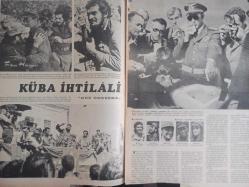 7 Gün Haftalık Aktüalite Sinema Tiyatro Müzik ve Magazin Dergisi - 10 Ağustos 1969 - Fatma Karanfil - Postacının Getirdikleri - Öteden Beriden - Moda Dünyasında Yenilik - Fransız Heykeltraşları Mücevherciliğe Başladı - Küba İhtilali Hikayesi - Ömer Şerif-  Jack Palance - Cesare Danova - Woody Strode - Barbara Luna - Tiyatro ve Sinema Sanatçısı Kenan Büke'nin Kızı Cam Ressamı Zeynep Büke Ortalıkta Bir Tek Kırık Cam Parçası Bile Bırakmıyor - Senin İçin Hikayesi - Arın Göktan - Beyaz Perdenin Genç Yıldızlarından Fatma Karanfil İçin Eskişehirspor Bir Yana Dünya Bir Yana - Ulvi Okar - Bilmece Bulmaca - Zeynep Değirmencioğlu - Son Mektup fotoromanı - Dünyanın En Ünlü 12 Mankeninden Biri Haldun Güvan - Özkan Tikveş - Avukatınız Diyor Ki - Yalan Şahitlik Suçu - Ev Doktoru - Rauf Sezer - Kalp Romatizması - Dadı İzinli Çıkınca-  Hülya Koçyiğit - Selim Soydan fotoğraf ve haberi - Tam Takım Dergi