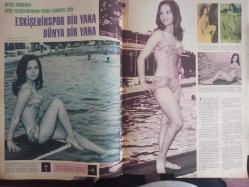 7 Gün Haftalık Aktüalite Sinema Tiyatro Müzik ve Magazin Dergisi - 10 Ağustos 1969 - Fatma Karanfil - Postacının Getirdikleri - Öteden Beriden - Moda Dünyasında Yenilik - Fransız Heykeltraşları Mücevherciliğe Başladı - Küba İhtilali Hikayesi - Ömer Şerif-  Jack Palance - Cesare Danova - Woody Strode - Barbara Luna - Tiyatro ve Sinema Sanatçısı Kenan Büke'nin Kızı Cam Ressamı Zeynep Büke Ortalıkta Bir Tek Kırık Cam Parçası Bile Bırakmıyor - Senin İçin Hikayesi - Arın Göktan - Beyaz Perdenin Genç Yıldızlarından Fatma Karanfil İçin Eskişehirspor Bir Yana Dünya Bir Yana - Ulvi Okar - Bilmece Bulmaca - Zeynep Değirmencioğlu - Son Mektup fotoromanı - Dünyanın En Ünlü 12 Mankeninden Biri Haldun Güvan - Özkan Tikveş - Avukatınız Diyor Ki - Yalan Şahitlik Suçu - Ev Doktoru - Rauf Sezer - Kalp Romatizması - Dadı İzinli Çıkınca-  Hülya Koçyiğit - Selim Soydan fotoğraf ve haberi - Tam Takım Dergi