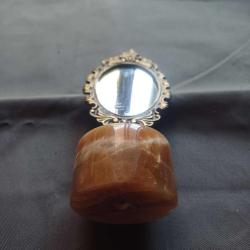 Mermer Kaideli Pirinc Ayna Oval