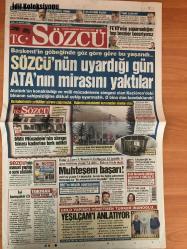Sözcü Gazetesi, 30 Mart 2018,  Soner Yalçın, Bekir Coşkun, Yılmaz Özdil, Necati Doğru, Gökmen Ulu, Aziz Yıldırım, Yavuz Alatan, Rahmi Turan, Tezcan Karakuş Candan, Nihat Zeybekci, Saygı Öztürk, Murat Muratoğlu, Dursun Özbek, Haldun Üstünel, Gündüz Üstünel, Mustafa Cengiz, Reyer Venezia, Bafétimbi Gomis, Aleyna Tilki, Olcan Adın, Riekerink, Sneijder, Belhanda, Zico, Kuyt, Mustafa Cengiz, Şenol Güneş, Tosic, Vida, Caner Erkin, Lens, Medel, Adriano, Pepe, Recep Tayyip Erdoğan, Ali Şansalan, Arda Kardeşler, Halis Özkahya, Barış Şimşek, Hüseyin Göçek, Mete Kalkavan, Yaşar Kemal Uğurlu, Fırat Aydınus, Cüneyt Çakır, Bahattin Duran, Tarık Ongun, Rıza Çalımbay,  Galatasaray Yönetiminden Dursun Özbek'e Tebligat Şoku