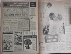 7 Gün Haftalık Aktüalite Sinema Tiyatro Müzik ve Magazin Dergisi - 5 Ekim 1969 - Fatma Karanfil - Engin Çağlar - Tatavla Adlı Plak Yunanistan'da Kapışılıyor - Çılgın Bir Seks Hayatı Yaşayan Ava Gardner'in Son Filmi: Erkek Delisi - Meşhurların Otomobili - Gary Cooper - Farah Pehlevi - Haile Selasiye - Gina Lollobirigida - Prenses Süreyya - Tony Curtis - Aşk Hayatın Kendisidir - Dany Carrel - Maurice Ronet - Nino Ferrer - F. de Pasquale - Bu Oda Onların Şapka Modası - Boğazda Bir Sonbahar Günü - Bilmece Bulmaca - Acaip Bilmece - Mutluluk Tablosu - Zuhal Aktan 20 Yaşına Bastı - Engin Çağlar - Şişmanlığı Yüzünden Turnikeden Geçemiyor - Cüneyt Arkın - Geçirdiği Kazadan Sonra Hayranlarından Aldığı Mektupların Sayısı Artan Yıldız fotoğraf ve haberi - Tam Takım Dergi