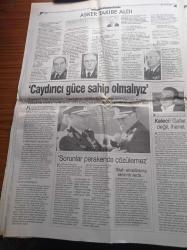 Yeniçağ Gazetesi - 28 Ağustos 2004 - Ümit Özdağ - Hulki Cevizoğlu - UEFA Kupasında Da Dişimize Göre Rakipler - Elvan Abeylegesse 1500 Metrede Altın Kovalayacak - Boksör Atagün Atakaya Atina'da Tarih Yazıyor - Yabancılara Toprak Satışları Ve Hatay Konusu - İstanbul Ülkü Ocakları Başkanı Yüksel Kaleci - Türk Kimliği Değiştirilemez - Fındık Sosyal Patlama Yaratır - Rauf Denktaş'tan Devlet Dersi -