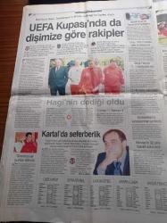 Yeniçağ Gazetesi - 28 Ağustos 2004 - Ümit Özdağ - Hulki Cevizoğlu - UEFA Kupasında Da Dişimize Göre Rakipler - Elvan Abeylegesse 1500 Metrede Altın Kovalayacak - Boksör Atagün Atakaya Atina'da Tarih Yazıyor - Yabancılara Toprak Satışları Ve Hatay Konusu - İstanbul Ülkü Ocakları Başkanı Yüksel Kaleci - Türk Kimliği Değiştirilemez - Fındık Sosyal Patlama Yaratır - Rauf Denktaş'tan Devlet Dersi -