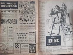 7 Gün Haftalık Aktüalite Sinema Tiyatro Müzik ve Magazin Dergisi - 21 Eylül 1969 - Ajda Pekkan - Okuma Yazma Bilmeyenler Sesli Mektup Gönderiyor - Bir Zenci İlk Defa Beyaz Oldu - Ölümsüz Hikayesi - L. Trinlignant - İrene Papas - Pierre Dux - Jacques Perrin - Engin Cezzar Yolun Yarısında - Leyla Gencer - Gülriz Sururi - Bütün Dünyada Seks Çılgınlığı Polisi Bile Şaşırttı - Ajda Pekkan Yorgun Bezgin Ama Gelecekten Çok Ümitli - Bilmece Bulmaca - Ulvi Okar - İpi Çekince Ne Olacak - Bekleyiş Hikayesi - Arın Göktan - Puro Sabun Reklamı - Türklerin Türk Yemeklerinin ve Atatürk'ün Hayranı Bir İngiliz: Lady Harris - Beyaz Perde Unutulmayan İsimler - Bir Yandan Hafif Müzik - Bir Yandan Alaturka - Bir Yandan Çocukları - Bir Yandan Bestelerle 24 Saati de Dolu Bir Sanatçı Nesrin Sipahi fotoğraf ve haberi - Tam Takım Dergi