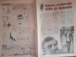 7 Gün Haftalık Aktüalite Sinema Tiyatro Müzik ve Magazin Dergisi - Bugün de Gülelim - Tuncer Bicioğlu - Ün Görmüşler Çizgi Romanı - Kadınlar, erkeklerden 10.000 Yıl İlerdesiniz - Çocuklar Sizin İçin - Enis Regu - Kalbimiz Nasıl Çalışıyor-  Hediyeli Bulmaca - Her Sakalın Bir Hikayesi Var - Engin Cezzar - Öztürk Serengil - Ümit Deniz - Sezen Cumhur - Fecri Ebcioğlu - Ressam Bedir - Başkan Nixon 650 Gizli Ajanın Kendisini Korumasına Rağmen Yine de Tehlikede - Demir Perde... Başkan Nixon'u 650 Gizli Servis Ajanı Koruyor - Türkiye'ye Hayran Ünlü Londrali Terzi Clive'ın Elbiseleri Türk İsimleri Taşıyor - Hanımları Uyarma: Kışın Yenen Fazla Yemek Çok Zararlı - Temizlik Güzellikten Önemli - Çok Sigara İçen Kadının Mutlaka Bir Problemi Var - Güzellik Maskesi Nasıl Uygulanır - Pe Re Ja Kolonya Reklamı - Bulmaca Bilmece Yarışma - Ulvi Okar - Acemi Ressma - Hırsız ve Vesikası fotoğraf ve haberi - Tam Takım Dergi