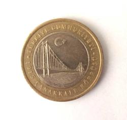1915 Çanakkale Köprüsü 1 TL Hatıra Parası