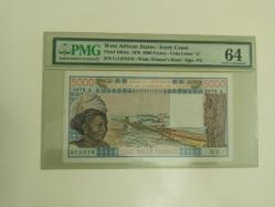 Fildişi sahili 5000 franc 1978 çil