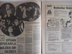 TV'DE 7 Gün Haftalık Aktüalite Sinema Tiyatro Müzik ve Magazin Dergisi - 14 Haziran 1976 - Levent Eriş - Kemal Sonunur - Aydın Tansel - Cemal Kamacı - Küçük Joe'nun Büyük Sırrı - Belkı Merak Etmişsinizdir Dedik - Canan Oğuz - Ülkü Kuranel - Oray Tuğlan - Bülent Çarkacı - Efgan Efekan'la Mazide Bir Gezinti - Tele Şaka - Hikmet Feridun Es - Türkan Şoray - Sempati Çamaşır Makines iReklamı - Hoover Elektrikli Süpürge Reklamı - Gençlik Kulübü - Arçelik Buzdolabı Reklamı - Olimpiyatlarda İlk Altın Madalyayı Kazanıyoruz  Totex Şampuan Reklamı - Tursil Deterjan Reklamı fotoğraf ve haberi - Dergi Tam Değildir Sadece