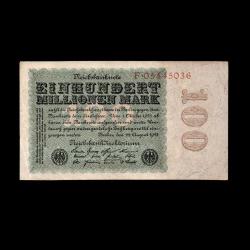 ALMANYA (1923) - 100.000.000 Mark (ÇÇT 8,0/10)