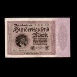 ALMANYA (1923) - 100.000 Mark (ÇT-ÇÇT 7,5/10)