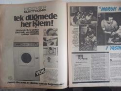 TV'DE 7 Gün Haftalık Aktüalite Sinema Tiyatro Müzik ve Magazin Dergisi - 12 Haziran 1979 - Perran Kutman - Müşfik Kenter - Yıldız Kenter - Şükran Güngör - Hikmet Feridun Es - Evlilik Şimdi Buzdolabında - Erkan Oyalı - Cenk Koray - Fatih Orbay - Paul Newman - Roy Thinnes -- Ursula Andress - Asu Maralman Kondisyon Arıyor - Zafer Cilasun'u Dirilttiler - Hoover Çamaşır Makinesi Reklamı - Cenk Koray - Babalığa Yedi Kala - Hikmet Feridun Es - Şakir Öner Günah Çıkartıyor - Turnede Kurulan Ortaklık - Yarım Milyonluk Kadın - Cemile Kutgün - Philips Radyo Teyp Reklamı - Herşeyimi Ağabeyime Borçluyum - Orhan Şener - Tahsin Öztin - Hakan Tanfer - Metin Akpınar - Serpil Nur - Ayşe Egesoy - Necla Erol - Sezai Solelli - Televizyonda 7 Gün - 9 Ay Geciken Randevu - Dinarsu Halı Reklamı fotoğraf ve haberi - Tam Takım Dergi