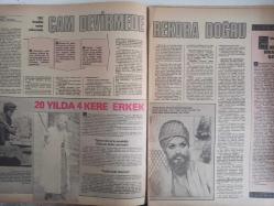 TV'DE 7 Gün Haftalık Aktüalite Sinema Tiyatro Müzik ve Magazin Dergisi - 20 Mart 1978 - Ekranın Yeni Kralı Jett - Nilüfer - Joseph Armagh - Jan Michael Vincent - Çam Devirmede Rekora Doğru - 20 Yılda 4 ere Erkek - Türkan Şoray- Hikmet Feridun Es - TRT Hiçbir Şeyden Korkmadı Bu Diziden Korktuğu Kadar - Charles Kay - Sezai Solelli - İnsanlardan Nefret Ediyor - Sonu Olmayan Yol - Bunlar da Bizim ''Korkusuzlar'' - Aylin Urgal - Anten Falı - Enis Fosforoğlu - A'dan Z'ye Yazarlar Sendikası'nı Ayağa Kaldıran Hata - Parizien Çorap Reklamı - Dekora Perde Reklamı fotoğraf ve haberi - Dergi Tam Değildir Sadece 16 Sayfası Mevcuttur