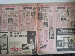 TV'DE 7 Gün Haftalık Aktüalite Sinema Tiyatro Müzik ve Magazin Dergisi - 20 Mart 1978 - Ekranın Yeni Kralı Jett - Nilüfer - Joseph Armagh - Jan Michael Vincent - Çam Devirmede Rekora Doğru - 20 Yılda 4 ere Erkek - Türkan Şoray- Hikmet Feridun Es - TRT Hiçbir Şeyden Korkmadı Bu Diziden Korktuğu Kadar - Charles Kay - Sezai Solelli - İnsanlardan Nefret Ediyor - Sonu Olmayan Yol - Bunlar da Bizim ''Korkusuzlar'' - Aylin Urgal - Anten Falı - Enis Fosforoğlu - A'dan Z'ye Yazarlar Sendikası'nı Ayağa Kaldıran Hata - Parizien Çorap Reklamı - Dekora Perde Reklamı fotoğraf ve haberi - Dergi Tam Değildir Sadece 16 Sayfası Mevcuttur