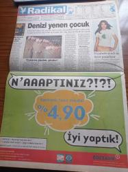 Radikal Gazetesi - 29 Kasım 1999 - Çeçenya'da Bitmeyen Savaş Yazı işleri - Pete Sampras Andre Agassi'yi Dağıttı - Trabzonspor Yanarken Yaktı - İşte Kenan Evren İle Süleyman Demirel'in Çankaya'daki 12 Eylül Tartışması - Deprem Mühendisi Profesör Nuray Aydınoğlu Deprem Art Arda 3 Kez Vurmaz - Astronot Adayımız Cemocan Yeşil - Gucci İle Yves Saint Laurent Evleniyor - Perihan Mağden