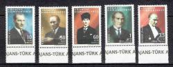 2006 YILI ATATÜRK KONULU TAM SERİ MNH RESMİ PULLAR.