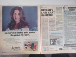 TV'DE 7 Gün Haftalık Aktüalite Sinema Tiyatro Müzik ve Magazin Dergisi - 11 Haziran 1979 - Cem Karaca - Boğaziçi Şampuan ve Saç Kremi Reklamı - Görün Bakın Ne Haldeyiz - Mustafa Aydın - Cemal Çolak - Şimdi de Türkan Şoray TV Reklamlarında - Hikmet Ferudun Es - Barbaros Aykol - Cengiz Taşer - Güneş Tecelli - Cem Karaca Muammasını Çözdü - İsmail Cem - Şaban Karataş - Yukarıdakiler Aşağıdakiler - Perran Kutman - Tele Program - TV Bulmaca - Eski Dostlar Aramızda - T Shirt'de Desen Şöleni -Seyyal Taner fotoğraflı,Bilfar Holding’in ürettiği, “Aqua Velva Parfüm Reklamı fotoğraf ve haberi - Dergi Tam Değildir Sadece