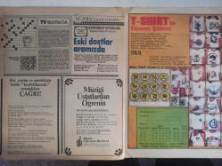 TV'DE 7 Gün Haftalık Aktüalite Sinema Tiyatro Müzik ve Magazin Dergisi - 11 Haziran 1979 - Cem Karaca - Boğaziçi Şampuan ve Saç Kremi Reklamı - Görün Bakın Ne Haldeyiz - Mustafa Aydın - Cemal Çolak - Şimdi de Türkan Şoray TV Reklamlarında - Hikmet Ferudun Es - Barbaros Aykol - Cengiz Taşer - Güneş Tecelli - Cem Karaca Muammasını Çözdü - İsmail Cem - Şaban Karataş - Yukarıdakiler Aşağıdakiler - Perran Kutman - Tele Program - TV Bulmaca - Eski Dostlar Aramızda - T Shirt'de Desen Şöleni -Seyyal Taner fotoğraflı,Bilfar Holding’in ürettiği, “Aqua Velva Parfüm Reklamı fotoğraf ve haberi - Dergi Tam Değildir Sadece