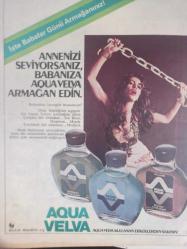 TV'DE 7 Gün Haftalık Aktüalite Sinema Tiyatro Müzik ve Magazin Dergisi - 11 Haziran 1979 - Cem Karaca - Boğaziçi Şampuan ve Saç Kremi Reklamı - Görün Bakın Ne Haldeyiz - Mustafa Aydın - Cemal Çolak - Şimdi de Türkan Şoray TV Reklamlarında - Hikmet Ferudun Es - Barbaros Aykol - Cengiz Taşer - Güneş Tecelli - Cem Karaca Muammasını Çözdü - İsmail Cem - Şaban Karataş - Yukarıdakiler Aşağıdakiler - Perran Kutman - Tele Program - TV Bulmaca - Eski Dostlar Aramızda - T Shirt'de Desen Şöleni -Seyyal Taner fotoğraflı,Bilfar Holding’in ürettiği, “Aqua Velva Parfüm Reklamı fotoğraf ve haberi - Dergi Tam Değildir Sadece