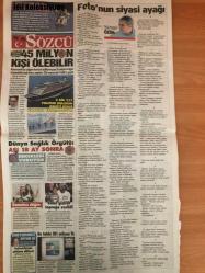 Sözcü Gazetesi, 13 Şubat 2020,  Adalet Özlemi, Akıncı'ya Ders, Anayasa Mahkemesi Başkanı'ndan İfade Özgürlüğü Açıklaması, ABD Bayrağı, Beşiktaş, Belözoğlu, CHP'Lİ ÖZEL'DEN JET YANIT, Cumhurbaşkanı, Demokratik Değil, Değerli Konut Vergisi'nde Kim Ne Kadar Ödeyecek, Enflasyon, Var sa Zam Vardır, Erdoğan'ın Suçlamasına İBB Başkanı'ndan Tepki, Abdurrahim Albayrak, Adem Büyük, Adnan Karahisar, A.Karahisar Emir Yaşar, Alanya'da İlk Maçı, Aytemiz Alanyaspor, Başakşehir Maçı, BB Erzurum, Beşiktaş'ın Hocası, Bilmez İnsan Kadrini, Çeyrek Final, Divan Kurulu Başkanı Eşref Hamamcıoğlu, Erzurum Sonrası Rakip, F.Bahçe, Fatih Terim, Fellaini, Futbolcular, Galatasaray Divan Kurulu Başkanı, Hakemler, Hamamcıoğlu'ndan Mustafa Cengiz'e, İkinci Başkan, Kadir Has Stadı, Kaan Kançal, K.Karabekir, Ljajic-Diaby Kulübeye, Mansur Yavaş'a İftira, Mesut Yıldırım, O virüs, Özür Dilemesini Bekliyoruz, Riva, Süper Lig'in Gizli Lider, Tarihi Yazdık, Terra Pizza, Terra Pizza, Trabzonspor, Vare Finaldeyiz, Vedat Muriqi