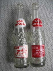 KOLEKSİYONLUK GAZOZ ŞİŞELERİ - 2 FARKLI DÖRT MEVSİM  GAZOZU ŞİŞESİ