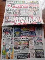 Hürriyet Gazetesi - 10 Aralık 2020 - Yazar Pelin Buzluk Hasan Ali Toptaş Beni Taciz Etti - Sermiyan Midyat'tan Sevgilisine Şiddet - Cumhurbaşkanı Recep Tayyip Erdoğan AB'nin Yaptırımı Türkiye'yi Irgalamaz - Recep Tayyip Erdoğan Kemal Kılıçdaroğlu'nun Adaylığı İsabetli Olur - Sağlık Bakanı Fahrettin Koca Aşısıza Hayat Zorlaşabilir - Demba Ba'dan Irkçılığa Karşı Manifesto