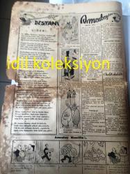 İSTANBUL AMCABEY SİYASİ MİZAH GAZETESİ  YEREL TAŞRA BASINI --  19 Birinci kanun  1942  Cilt :1 Sayı :3--Şarloya açık mektup ---Heleş Dediler :Ali Sami Boyar --Gider --Tasarruf Haftası :Hüseyin Rifat ---