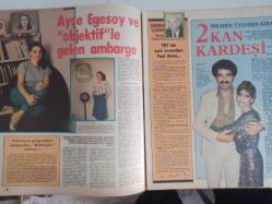 TV'DE 7 Gün Haftalık Aktüalite Sinema Tiyatro Müzik ve Magazin Dergisi - 24 Ağustos 1981 - Nükhet Duru - Kral ve Kraliçe Olmaya Adam 38 Genç - ''Beni Hatırlayınız''ın Başına Gelenler - Mesut Mertcan - Sahne Hayat Onu Baştan Çıkardı - Midhat Sertoğlu - Bülent Uluslu - Halit Kıvanç - Assolistlik Yolunda İlk Adım - Ayşe Egesoy ve objektifle gelen ambargo - Hikmet Feridun Es - İbrahim Tatlıses - Kibariye - Samime Sanay'dan korkmak gerek - Ekran Kimden Yana ? - 2 Kişinin Eseridir - Kamil Sönmez - Hasret Bitti - Lucy'nin 21. Yaşgünü Partisinde - J.R. Yoktu - Bayan Ellie Gibi Kadın - Selçuk Ural - Seyhan Tütün - Mithat Körler - Ahmet Melik - Mikrofon başından, Ocak Başına - Erkandaki Kaptan Şarkıcı - Ginger Rogers - Bülent Özveren - Tele Program - Küçük Ev'de Mutsuzluk Rüzgarları  -Pamukbank Reklamı fotoğraf ve haberi - Tam Takım Dergi