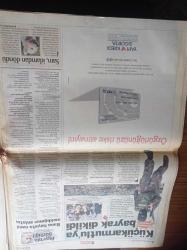 Hürriyet Gazetesi - 14 Kasım 2001 - Rahmi Koç Şeref Koltuğuna Çıkıyor - Mustafa Koç - Küçükarmutlu'ya Türk Bayrağı Dikildi - Sinemis Candemir Tarkan'la Öpüştü Aileden Veto Yedi - Dünya Kupası Finalleri İçin Avusturya İle Kapışıyoruz - Ali Sami Yen Stadı - Okan Buruk - Afganistan'da Hayata Dönüş - Taliban Kaçtı Halk Berbere Koştu