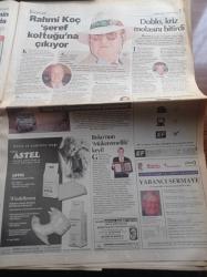 Hürriyet Gazetesi - 14 Kasım 2001 - Rahmi Koç Şeref Koltuğuna Çıkıyor - Mustafa Koç - Küçükarmutlu'ya Türk Bayrağı Dikildi - Sinemis Candemir Tarkan'la Öpüştü Aileden Veto Yedi - Dünya Kupası Finalleri İçin Avusturya İle Kapışıyoruz - Ali Sami Yen Stadı - Okan Buruk - Afganistan'da Hayata Dönüş - Taliban Kaçtı Halk Berbere Koştu