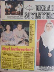 TV'DE 7 Gün Haftalık Aktüalite Sinema Tiyatro Müzik ve Magazin Dergisi - 6 Haziran 1982 - Sezen Aksu - Halit Kıvanç - Seden Kızıltunç - Fatma Girik - Ekranda Söyleyemediklerim - Canan Kumbasar - Türkan Şoray - Rüçhan Adlı - 21 Yıllık Aşk Nasıl Başladı, Nasıl Bitti - Zeki Alasya - Metin Akpınar - Şu ''Gizli Kamera'' dedikleri - Zuhal Çeinkanat - Sam Curtis Pamela'yı Tavlayabilecek Mi? - Esen Ünür - Metin Erksan - Sınav Rezaleti için TRT'ye Dilekçe Yağıyor - Bu da Spiker Kuyruğu- Dixi Deterjan Reklamı - Oralet İçeçek Reklamı fotoğraf ve haberi - Dergi Tam Değildir Sadece 12 Sayfası Mevcuttur