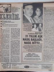 TV'DE 7 Gün Haftalık Aktüalite Sinema Tiyatro Müzik ve Magazin Dergisi - 6 Haziran 1982 - Sezen Aksu - Halit Kıvanç - Seden Kızıltunç - Fatma Girik - Ekranda Söyleyemediklerim - Canan Kumbasar - Türkan Şoray - Rüçhan Adlı - 21 Yıllık Aşk Nasıl Başladı, Nasıl Bitti - Zeki Alasya - Metin Akpınar - Şu ''Gizli Kamera'' dedikleri - Zuhal Çeinkanat - Sam Curtis Pamela'yı Tavlayabilecek Mi? - Esen Ünür - Metin Erksan - Sınav Rezaleti için TRT'ye Dilekçe Yağıyor - Bu da Spiker Kuyruğu- Dixi Deterjan Reklamı - Oralet İçeçek Reklamı fotoğraf ve haberi - Dergi Tam Değildir Sadece 12 Sayfası Mevcuttur