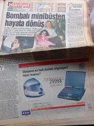 Hürriyet Gazetesi - 1 Nisan 2001 - Tarkan Cortes'i Beğenmedi - Yılmaz Erdoğan - Mehmet Ali Erbil - Real Madrid Figo İle Vurdu - Galatasaray Şahlandı - Dinç Bilgin'in Gözaltını Hızlandıran Mektup - Demi Moore Kızlarıyla İstanbul'da - Kemal Derviş Pes Etmez - Van Damme'den Önce Sukarnoya Servis