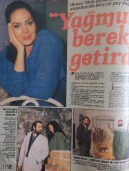 TV'DE 7 Gün Gong Haftalık Aktüalite Sinema Tiyatro Müzik ve Magazin Dergisi - 14 Ocak 1985 - Türkan Şoray - Barış Manço - Yağmur bereket getirdi - Cihan Ünal - Türkan Sultan Perhizde - TV Stüdyosu Karı Koca Kavgası - Oya Özyılmaz - Bilge Şan - Tolga Han - Fatoş Çingitaş - Füsun Önal - Ali Poyrazoğlu - Semiha Yankı - Tarık Akan - Ali Rıza Binboğa - Sadri Alışık - ''Turist Ömer Olduğum Günler'' - Ayşe Tunalı - Söyle Ayşe Kim Bu Erkek fotoğraf ve haberi - Dergi Tam Değildir Sadece 8 Sayfası Mevcuttur