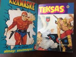 ÇELİK BİLEK TEKSAS, BÜYÜK ALBÜM, ÜÇ FASİKÜL BİRLİKTE - 4 - 11 - 12 SAYILAR  - TAY YAYINLARI - ÇİZGİ ROMAN  - SAYFA SAYISI: 294