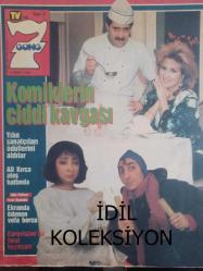 TV'DE 7 Gün Gong Haftalık Aktüalite Sinema Tiyatro Müzik ve Magazin Dergisi - 8 Şubat 1988 - Ajda Pekkan Fecri Ebcioğlu - Lütfen Doğru Karar Verelim - Necef Uğurlu - Ahmet Uğurlu - Yasemin Yalçın - Murat Aykaç Erginöz - Emel Kasapoğlu - Salih Güney - Emel Kasapoğlu - Selin Dilmen - Erol Durak - Nilgün Belgün - Necla Erol - İşte, mutluluğun fotoğrafı - Emel Sayın - Coşturdular coştular - Oliver Tobias - Parliament Sigara Reklamı fotoğraf ve haberi - Dergi Tam Değildir Sadece 14 Sayfası Mevcuttur