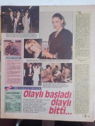 TV'DE 7 Gün Gong Haftalık Aktüalite Sinema Tiyatro Müzik ve Magazin Dergisi - 8 Şubat 1988 - Ajda Pekkan Fecri Ebcioğlu - Lütfen Doğru Karar Verelim - Necef Uğurlu - Ahmet Uğurlu - Yasemin Yalçın - Murat Aykaç Erginöz - Emel Kasapoğlu - Salih Güney - Emel Kasapoğlu - Selin Dilmen - Erol Durak - Nilgün Belgün - Necla Erol - İşte, mutluluğun fotoğrafı - Emel Sayın - Coşturdular coştular - Oliver Tobias - Parliament Sigara Reklamı fotoğraf ve haberi - Dergi Tam Değildir Sadece 14 Sayfası Mevcuttur