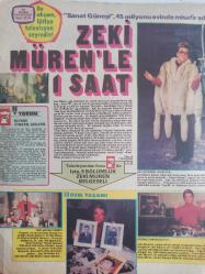 TV'DE 7 Gün Haftalık Aktüalite Sinema Tiyatro Müzik ve Magazin Dergisi - 16 Nisan 1984 - Müjdat Gezen - Perran Kutman - Halit Kıvanç - Zeki Müren'le 1 Saat - Türkan Şoray - Güran Erberk - El Sanatları programında onbinlerce kadının ilgisini çekmişti Müjde Külotlu Çorap Reklamı - Arif Sağ - Emel Sayın - Arçelik Elektrikli Süpürge Reklamı fotoğraf ve haberi - Dergi Tam Değildir Sadece 6 Sayfası Mevcuttur
