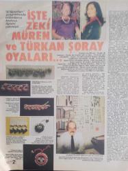 TV'DE 7 Gün Haftalık Aktüalite Sinema Tiyatro Müzik ve Magazin Dergisi - 16 Nisan 1984 - Müjdat Gezen - Perran Kutman - Halit Kıvanç - Zeki Müren'le 1 Saat - Türkan Şoray - Güran Erberk - El Sanatları programında onbinlerce kadının ilgisini çekmişti Müjde Külotlu Çorap Reklamı - Arif Sağ - Emel Sayın - Arçelik Elektrikli Süpürge Reklamı fotoğraf ve haberi - Dergi Tam Değildir Sadece 6 Sayfası Mevcuttur