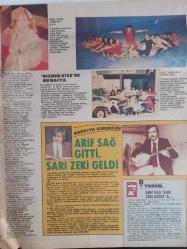 TV'DE 7 Gün Haftalık Aktüalite Sinema Tiyatro Müzik ve Magazin Dergisi - 16 Nisan 1984 - Müjdat Gezen - Perran Kutman - Halit Kıvanç - Zeki Müren'le 1 Saat - Türkan Şoray - Güran Erberk - El Sanatları programında onbinlerce kadının ilgisini çekmişti Müjde Külotlu Çorap Reklamı - Arif Sağ - Emel Sayın - Arçelik Elektrikli Süpürge Reklamı fotoğraf ve haberi - Dergi Tam Değildir Sadece 6 Sayfası Mevcuttur