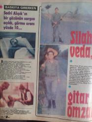 TV'DE 7 Gün Haftalık Aktüalite Sinema Tiyatro Müzik ve Magazin Dergisi - Sadri Alışık'a Kaderin Oyunu - Çolpan İlhan'ın Yaşamak İstemediği Bir Hafta - Silaha veda, Gitar Omuza! - İlhan İrem - Anten Falı - Fabrikanın Gülleri - Bilgen Bengü - Gölgen Bengü - Mikrofon Tutan Eller İplik Eğiriyor - TV Bulmaca fotoğraf ve haberi -  Dergi Tam Değildir Sadece 4 Sayfası Mevcuttur - Dergi Kapağı Yoktur