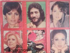 TV'DE 7 Gün Haftalık Aktüalite Sinema Tiyatro Müzik ve Magazin Dergisi - Türkan Şoray - İzzet Altınmeşe - Ajda Pekkan - Cemile Kutgün - Abba - Neşe Karaböcek Cep Posterleri - Tek Sayfadır Arkalı Önlüdür