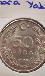 AĞLAYAN ATA -- KENARA YAKIN HİLAL--HİLAL VE  ALINDA ÇAPAK  1986 (50) ELLİ LİRA 1 ADET