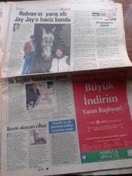 Hürriyet Gazetesi - 16 Ocak 2003 - Recep Tayyip Erdoğan Ve Ali Müfit Gürtuna'ya BİT Davasından Jet Beraat - Rıdvan Dilmen'in Yarış Atı Jay Jay'e Haciz Kondu - Fenerbahçe Efes Cup'ta Finalde - BDDK Başkanı Engin Akçakoca - Başbakan Abdullah Gül Savaş Patlarsa Başımıza Patlar - Türk Tıbbında Yeni Dönem İlk İngiliz Hastamız Geldi - Yunan Basınının Yeşil Hat Tahriki - Bilal Erdoğan - Hülya Avşar 1.5 Trilyon Vergi Ödeyecek