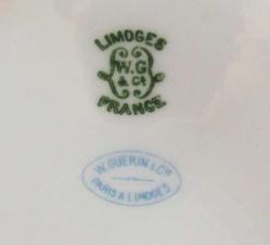 ANTİKA FRanSıZ WG LiMoGeS PORSELEN KıSa AyAkLı SUNUMLUKLAR...2 Adet