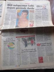 Hürriyet Gazetesi - 14 Ocak 2003 - Ayağının Tozuyla Fenerbahçe İdmanına Çıkan Ariel Ortega İddiaları Konuştu - İlhan Mansız - Milli Sutopu Oyuncusu Caner Erdoğru Doğum Gününde Kalpten Öldü - Konya Uçağının Kara Kutusu Çözüldü Pilot Hatalı - TÜSİAD Başkanı Tuncay Özilhan'a Abdullah Gül'den Sitem - Rektör Kemal Gürüz