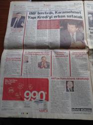 Hürriyet Gazetesi - 3 Şubat 2003 - Kadıköy Derbisinin Kralı Beşiktaş - Hakem Ali Aydın - Ahmet Dursun - ABD'den Irak'a 48 Saatte 3 Bin Bomba - Mehmet Emin Karamehmet Bankayı Satıyor Turkcell Rehin - NASA'da Görevli Türk Bilim Adamı Süleyman Gökoğlu - Molla Usulü Başsağlığı Uzay Mekiğinin ABD'li Kurbanlarına Başsağlığı Dileyen İran Ölen İsraillinin Adını Anmadı